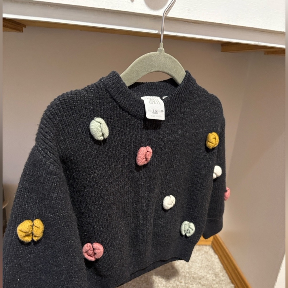 Zara Knit with coloured bows